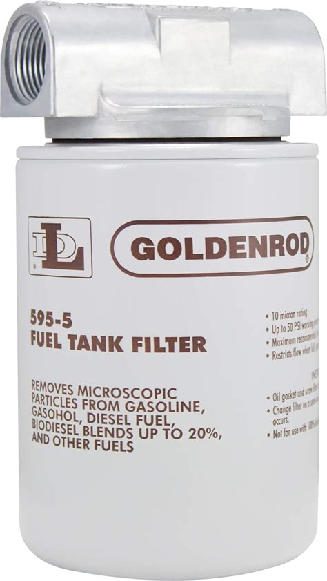 Amazon.com: Goldenrod Replacement Fuel Filter Element - Fits Item# 1703