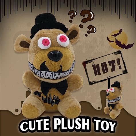 Freddy Fazbear Five Nights At Freddys Plushie Sister Location Plush Toy Stuffed Doll 18cm