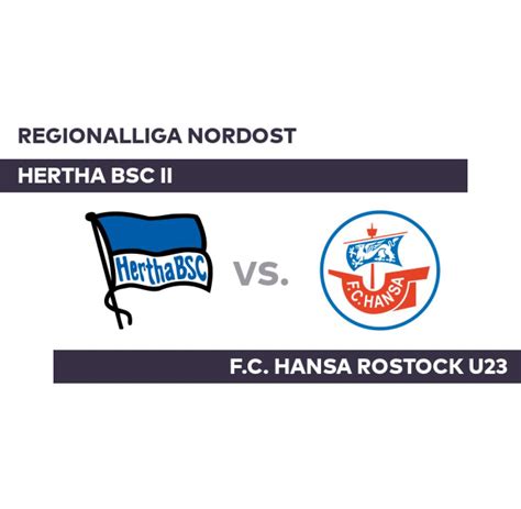 Hertha BSC II F C Hansa Rostock U23 Frühes Tor von Christensen