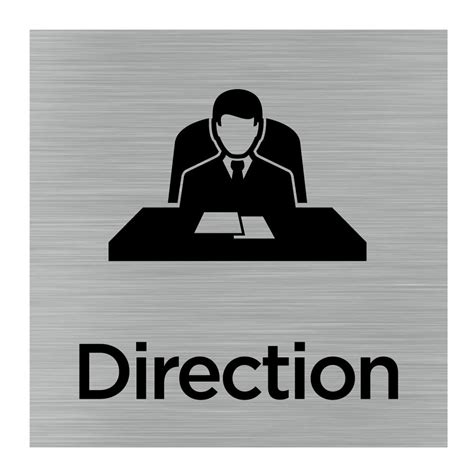 PICTOGRAMME DIRECTION Homme Q1010 Signalisation Porte 150 X 150 Mm