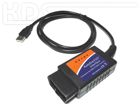 AutoDia E327 OBD2 Diagnose Interface für ELM327 Software (USB) || KDS ...
