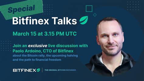 Bitfinex Talks Special Live Discussion With Paolo Ardoino Youtube