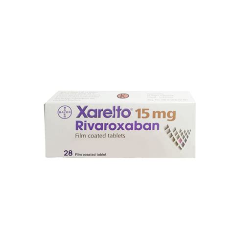 Xarelto 15 mg 14 Tablet - Kegunaan, Efek Samping, Dosis dan Aturan ...