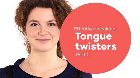 Vocal Exercise Speaking 3 Tongue Twisters Part 2 Youtube