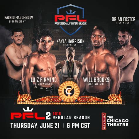 professional fighters league pfl  regular season event