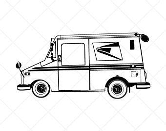 Mailman clipart truck, Mailman truck Transparent FREE for download on ...