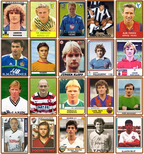 Old School Panini: 2015–16 Premier League Managers