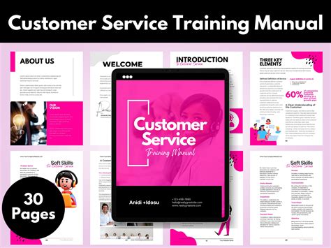 Customer Service Training Manual Template: Editable Employee Onboarding