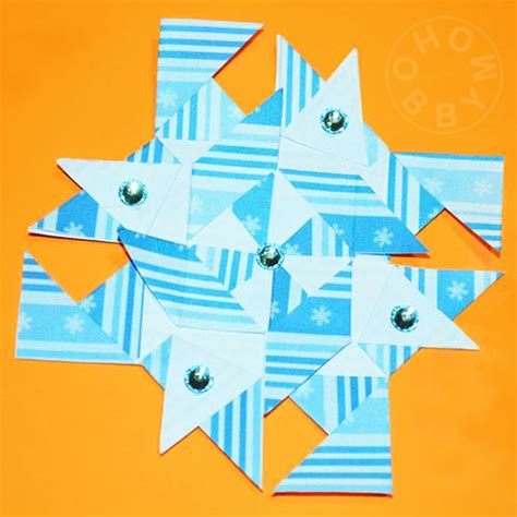 Layered paper snowflake (tutorial) - HOBBYMO