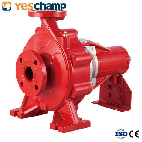 Single Stage End Suction Centrifugal Pump For Fire Fighting From