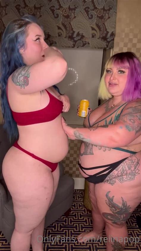Reinna Pop Bbw Stuffing Bellies And Many Burps Thisvid