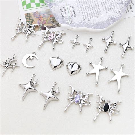 Trung Quốc Mới Thiên Niên Kỷ Hot Girl ins Hợp Kim Mặt Dây Chuyền DIY Handmade Trang Sức Vòng Cổ