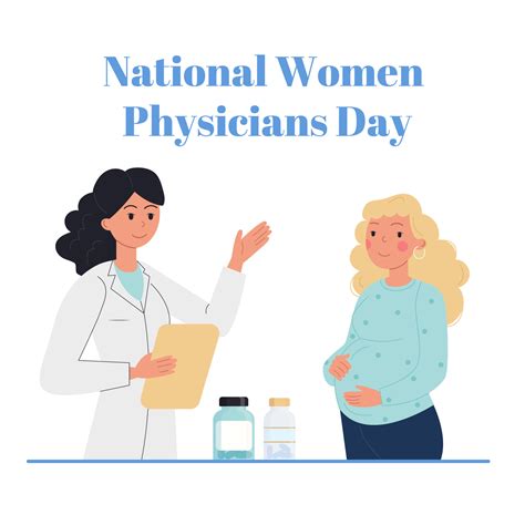 National Women Physicians Day. Vector 16547127 Vector Art at Vecteezy