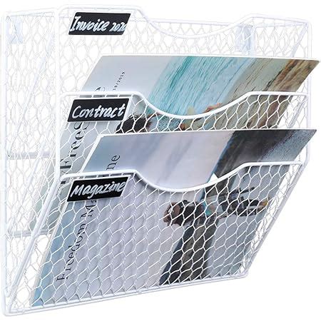 Amazon PAG Hanging Wall File Holder Mail Organizer Wall Mount