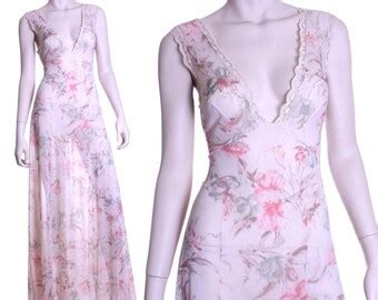 Nude Nightgown Etsy