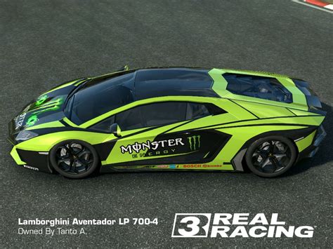 REAL RACING 3 SKIN 2012 Lamborghini Aventador SKIN MONSTER