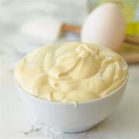 2 Minute Homemade Mayonnaise Only 4 Ingredients