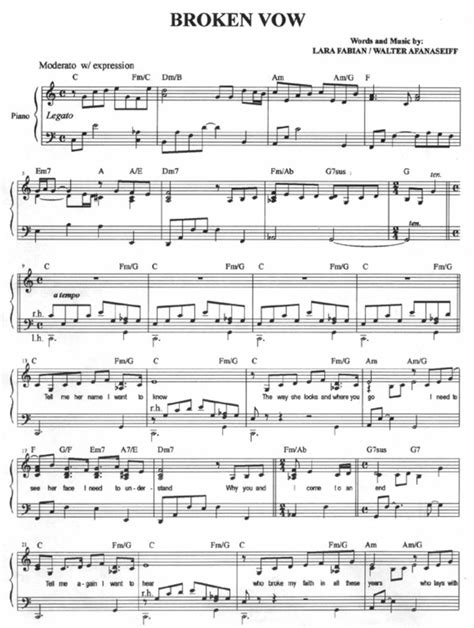 (PDF) Broken Vow - Lara Fabian Piano - DOKUMEN.TIPS