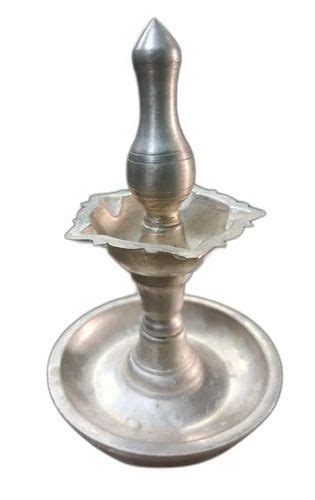 Small Silver Kuthu Vilakku For Puja Size 54inch At Rs 2350piece In