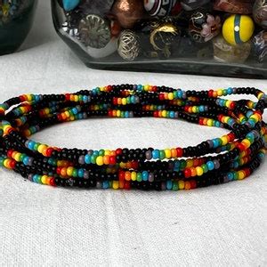 Rainbow Seed Bead Stretch Bracelet Gay Pride Jewelry Tiny Mm Glass