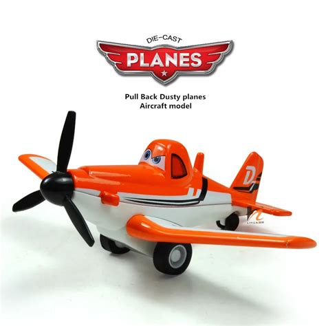 Aircraft Story Pull Back Dusty planes Aircraft model toy Plastic Alloy ...