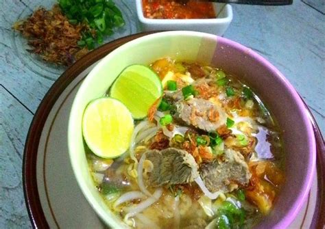 resep soto sapi soto daging resep sapi kuah bening kikil enak