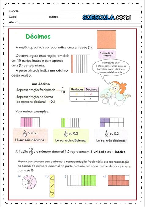 Atividades De Divisão Com Numeros Decimais 5 Ano Braincp