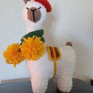 Louisa Llama Crochet Amigurumi Pdf Pattern Etsy