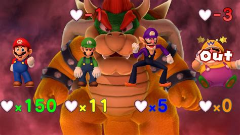 Mario Party Mario Vs Luigi Vs Waluigi Vs Wario Vs Bowser Chaos