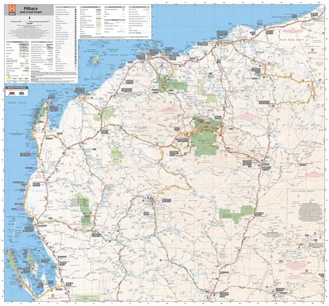Pilbara Wall Map – Hema Maps Online Shop