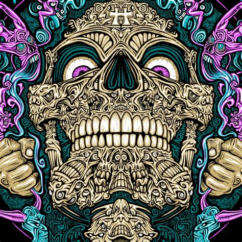 Hellfest 2019 - Official T-shirt graphic - The Underground Merry-go-round