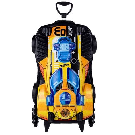 Mochila De Rodinhas D Infantil Hot Wheels Dune Dourada As Shopee Brasil