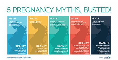 Pregnancy Myths Busted Infographics Nbkomputer