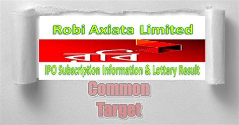 Robi Ipo Lottery Result Robi Ipo Transaction And Information 2021