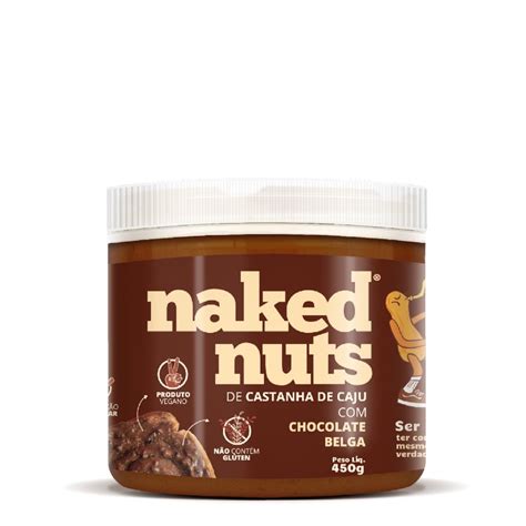 Pasta De Castanha De Caju Chocolate Belga G Naked Nuts Shopee Brasil