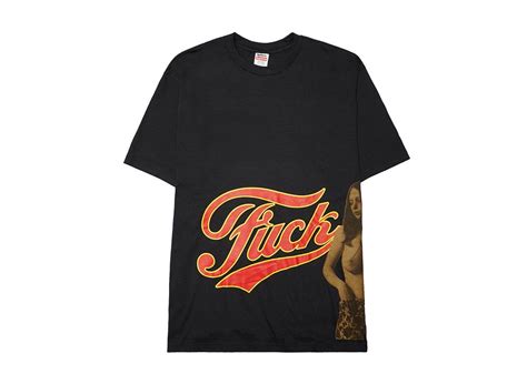 Supreme x HYSTERIC GLAMOUR Fuck Tee Black の新品 中古フリマ 通販 スニダン