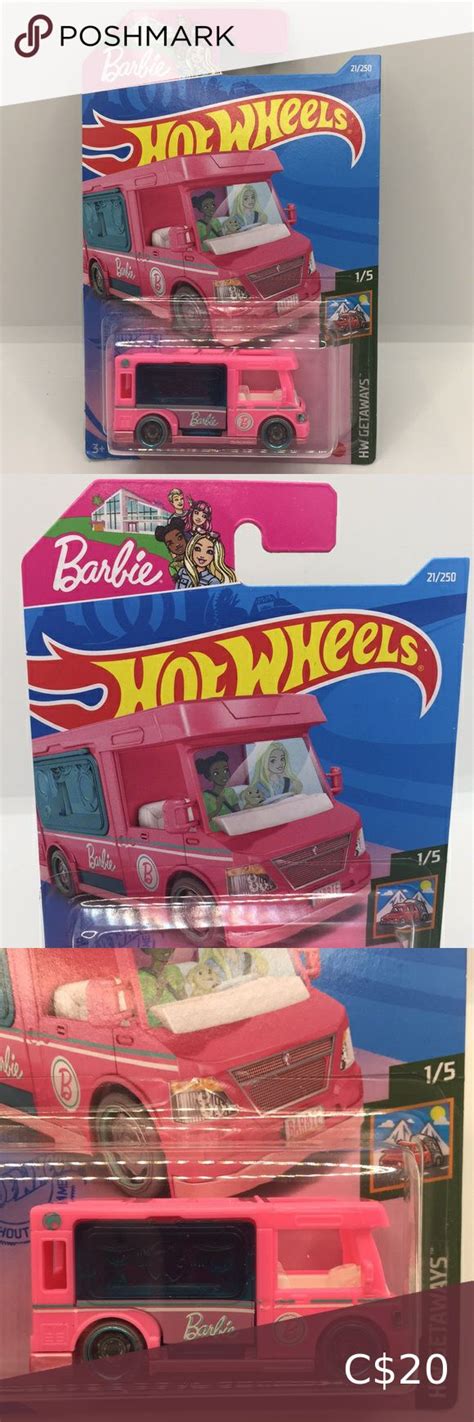Hot Wheels Barbie Dream Camper Hw Getaways Pink