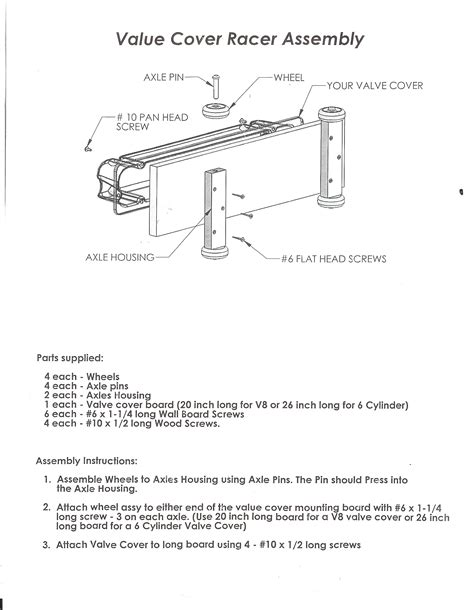 Falcon Valve Cover Races