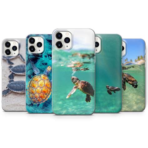 Sea Turtle Phone Case Ocean Cover For Iphone 14 13 12 11 X Etsy