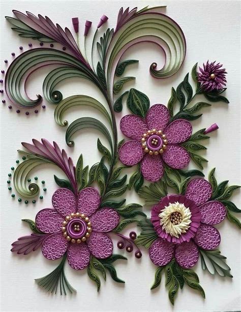 Paper Quilling Flower Simple Paperquillingflowertutorial