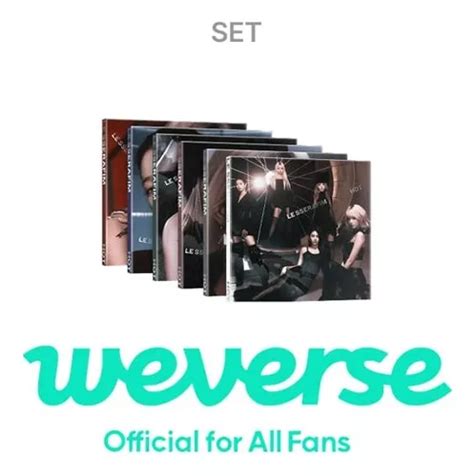 Le Sserafim Th Mini Album Hot Set Original Compact Vr Cuotas Sin Inter S