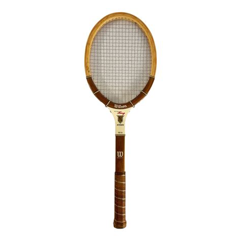 Mid 20th Century Wooden Vintage Wilson Tennis Racket Chairish