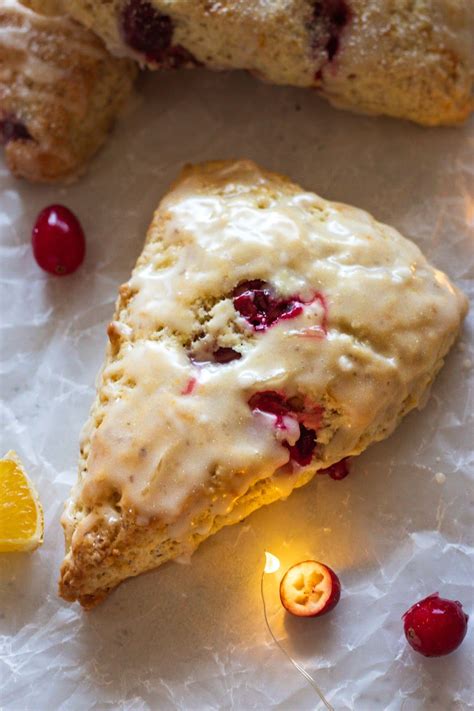 Bakery Style Cranberry Orange Scones Baker By Nature Artofit