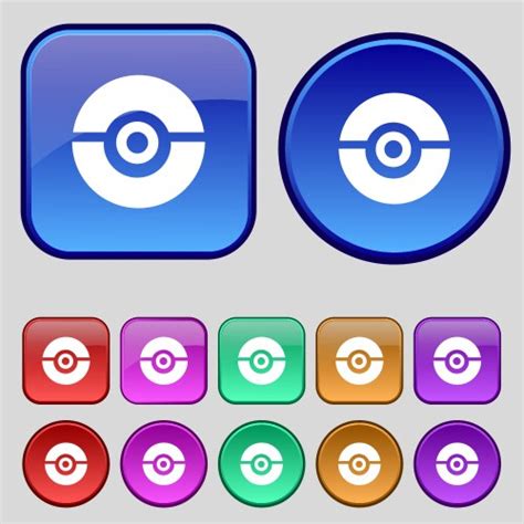 Game Pokeball Outline Icon Pokemon Container Vector Image