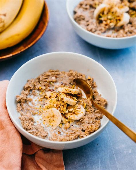 easy banana oatmeal  couple cooks