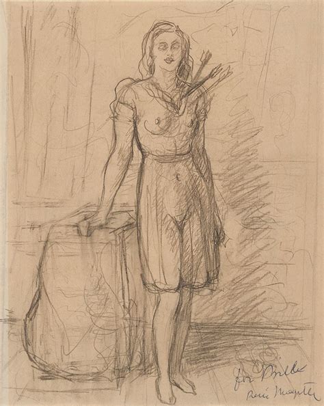 Woman Pierced With Arrows Recto Nude Woman Pierced With Arrows Verso Menil