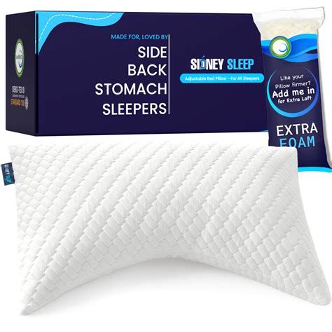 Snapklik.com : Sidney Sleep Bed Pillow For Side And Back Sleepers