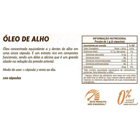 Óleo De Alho 1500mg Sundown 100 Cápsulas Submarino