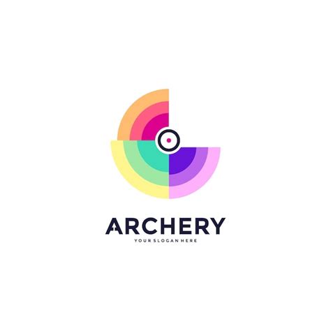 Premium Vector Archery Logo Design Colorful Vector Illustration