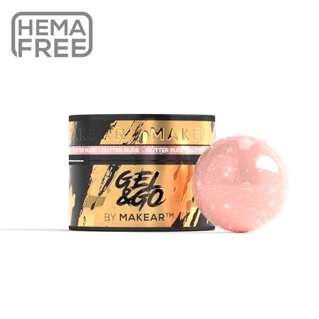 Gel Go Glitter Nude ml ΤΖΕΛ ΧΤΙΣΙΜΑΤΟΣ Makear Greece gr